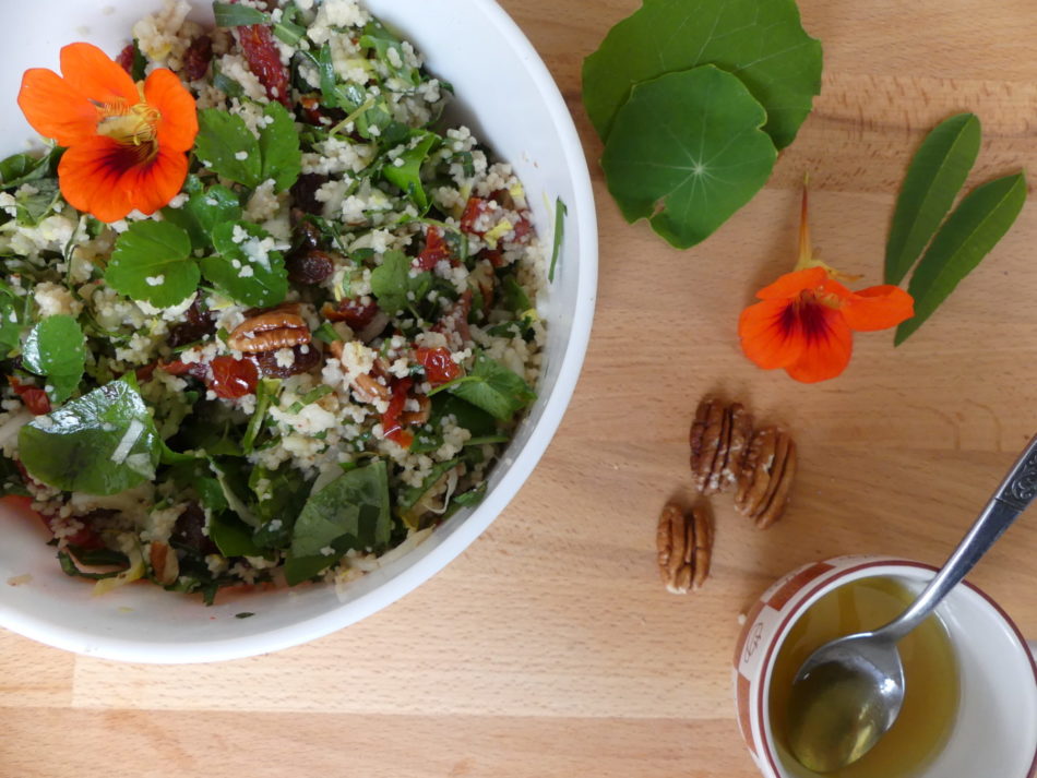couscous salade met tuinkruiden
