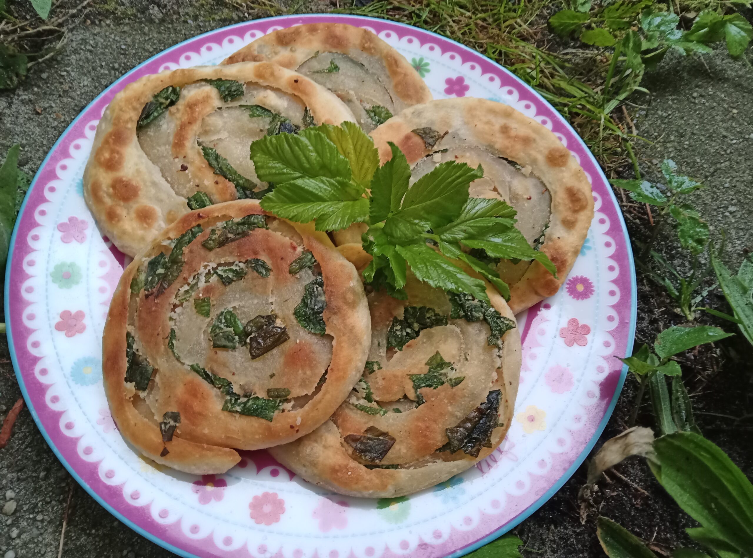 Panbrood met wilde kruiden – Sanne